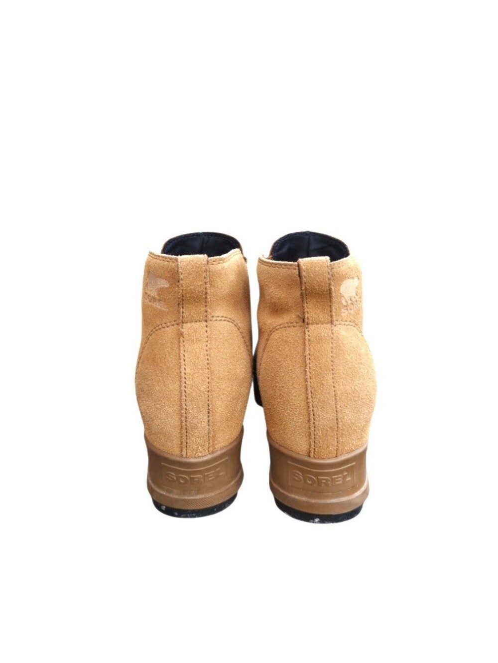 Sorel Evie II Wedge Waterproof Brown Leather Ankle Chelsea Boot Outdoor Women 8 - Picture 7 of 12